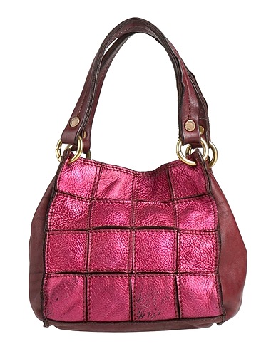 CATERINA LUCCHI Handbag Dark brown 100% Calf hair