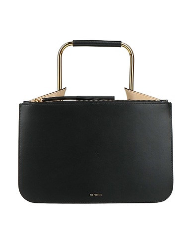 REE PROJECTS Handbag Black Calfskin