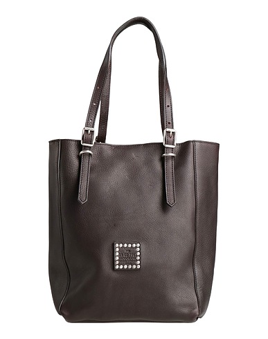 CAMPOMAGGI Handbag Dark brown Cowhide
