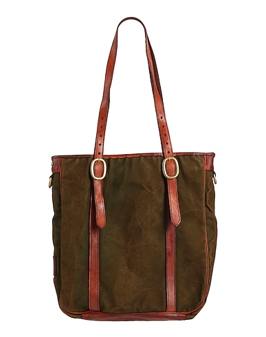 CAMPOMAGGI ショルダーバッグ コットン 100% / 柔らかめの牛革