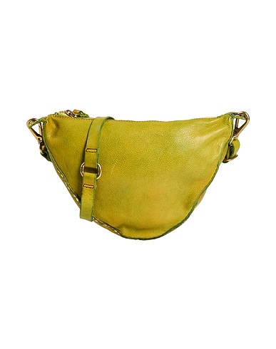 CAMPOMAGGI Sac bandoulière Vert lime 100% Cuir de bovin