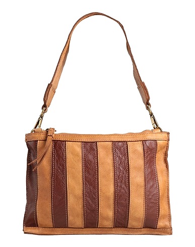 CATERINA LUCCHI Handbag GOLD Tan Calfskin