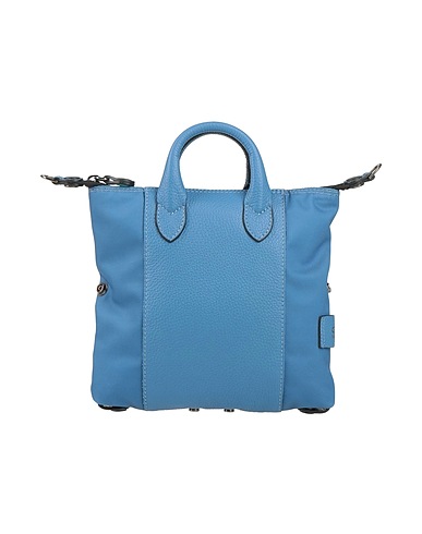 GABS Handtasche Taubenblau Kalbsleder, Polyester