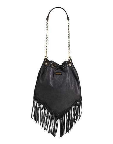 CATERINA LUCCHI Schultertasche Dunkelbraun Kalbsleder, Vachette