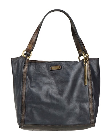 CATERINA LUCCHI Handtasche GOLD Nachtblau 100% Rindsleder, Kalbsleder