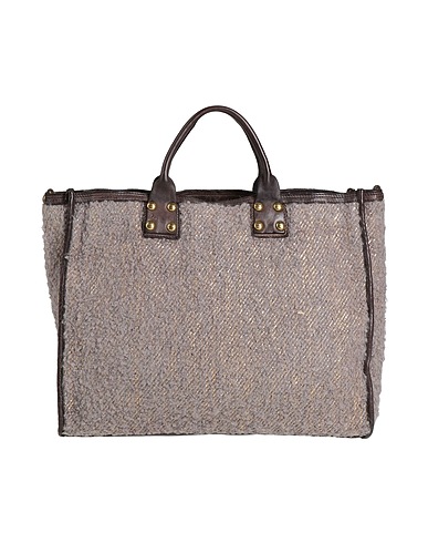 CAMPOMAGGI Handbag 44% Polyester, 39% Acrylic, 17% Wool, Cow leather