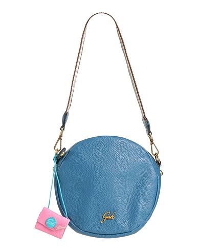 GABS Schultertasche Hellblau Rindsleder