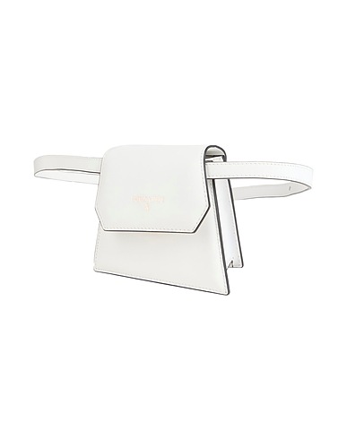 PATRIZIA PEPE Belt Bags White 100% Leather