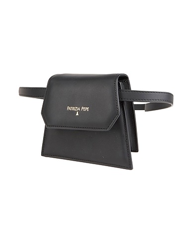 PATRIZIA PEPE Belt Bags Black 100% Leather