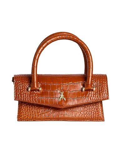 PATRIZIA PEPE Handbag Brown Leather