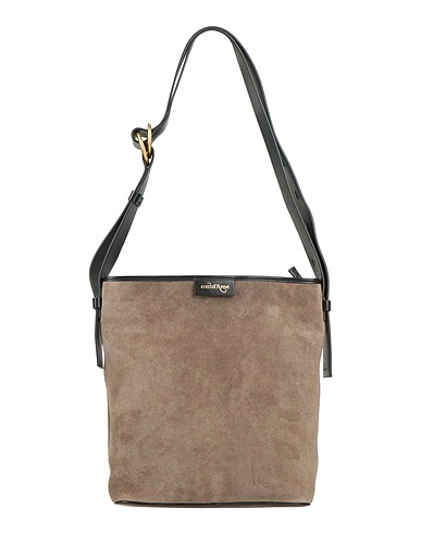 OTTOD'AME Shoulder bag Khaki Leather