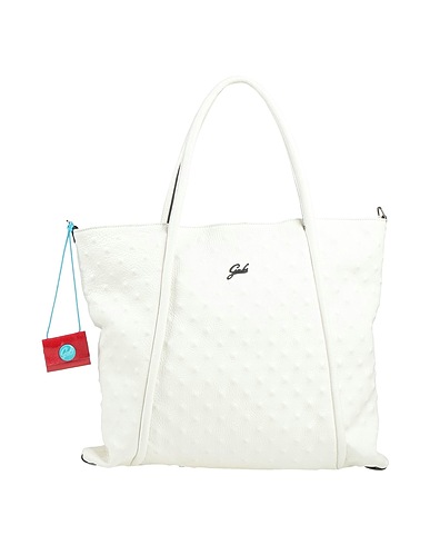 GABS Handbag White 100% Leather