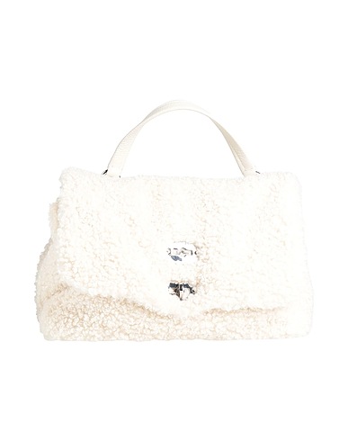 ZANELLATO Borsa a mano Avorio Fibre tessili, Pelle