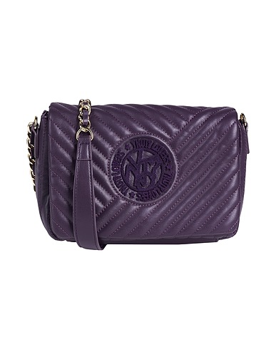 YNOT? Cross-body bags Plum 100% Polyurethane