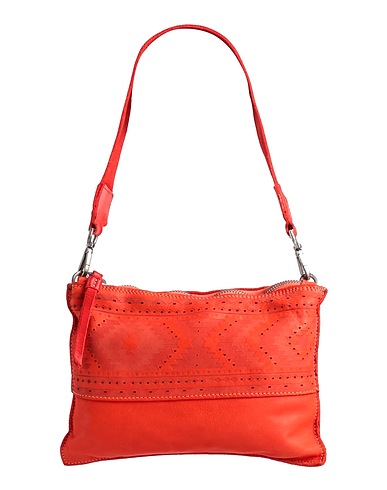 CATERINA LUCCHI Shoulder bag GOLD Red Calfskin