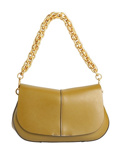 GIANNI CHIARINI Handtasche Militärgrün Leder