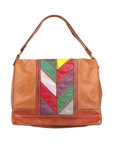 CATERINA LUCCHI Handbag Brown 100% Calfskin
