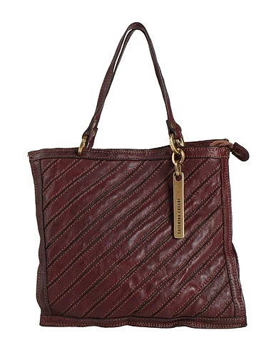 CATERINA LUCCHI Handbag GOLD CLARA Chocolate brown Cowhide