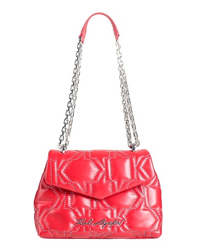 KARL LAGERFELD ショルダーバッグ レッド ポリウレタン 100%