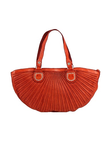 CAMPOMAGGI Handbag Rust 100% Cowhide
