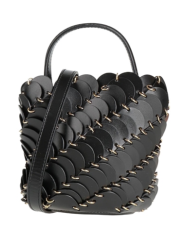 RABANNE Handbag Black Leather