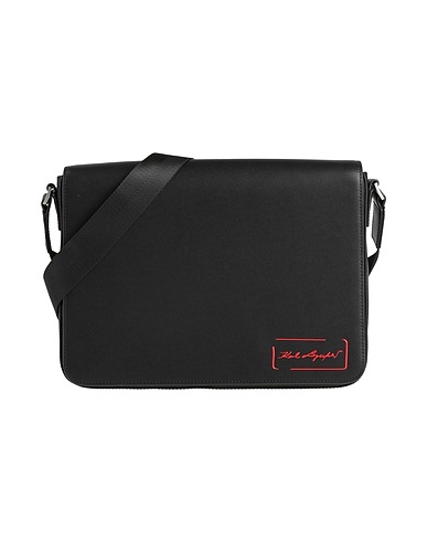 KARL LAGERFELD Across-body bag Black 79% Cow leather, 21% Polyurethane