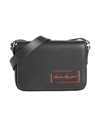KARL LAGERFELD Cross-body bags Black 85% Cow leather, 15% Polypropylene