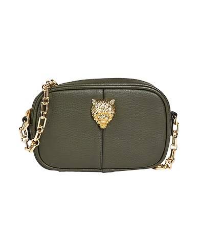 PLEIN SPORT Across-body bag Dark green 100% Polyurethane