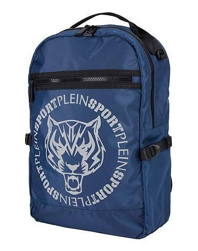 PLEIN SPORT Rucksacks Navy blue 100% Polyester