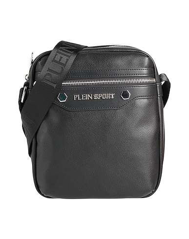 PLEIN SPORT Across-body bag Black 100% Polyurethane