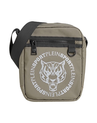 PLEIN SPORT Across-body bag Military green 100% Polyester