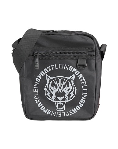 PLEIN SPORT Across-body bag Black 100% Polyester