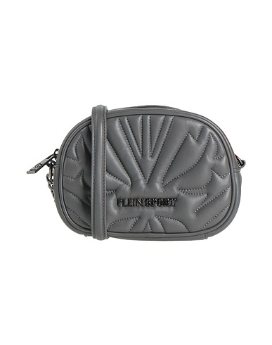 PLEIN SPORT Across-body bag Grey 100% Polyurethane