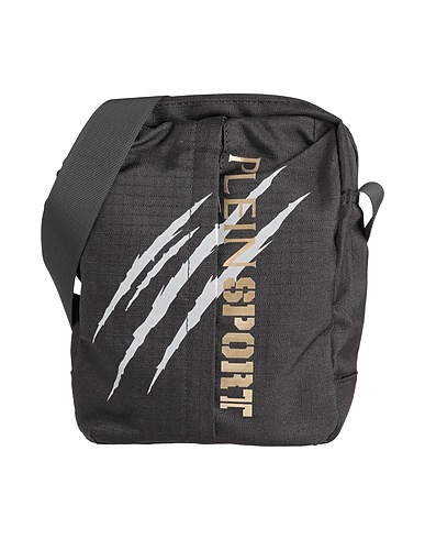 PLEIN SPORT Across-body bag Black 100% Polyester