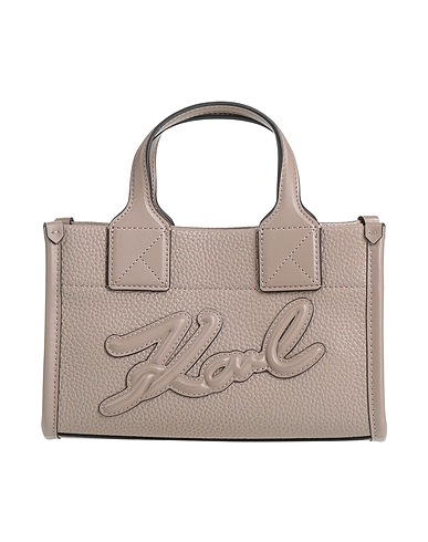 KARL LAGERFELD Handbag Taupe 58% Recycled polyurethane, 42% Polyurethane