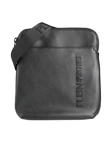 PLEIN SPORT Across-body bag Black 100% Polyurethane