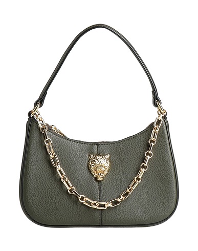 PLEIN SPORT Handbag Dark green 100% Polyurethane