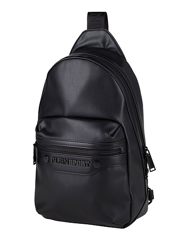 PLEIN SPORT Backpacks Black 100% Polyurethane