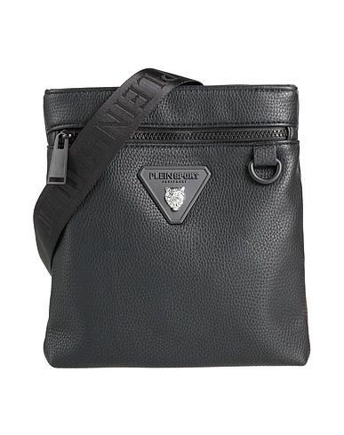 PLEIN SPORT Across-body bag Black 100% Polyurethane