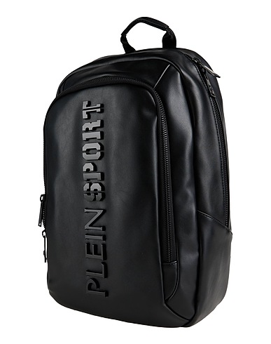PLEIN SPORT Rucksacks Black 100% Polyurethane
