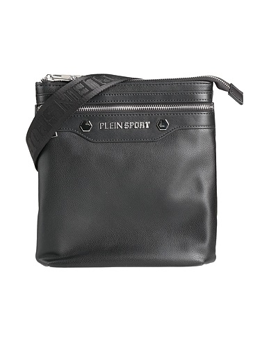 PLEIN SPORT Cross-body bags Black 100% Polyurethane