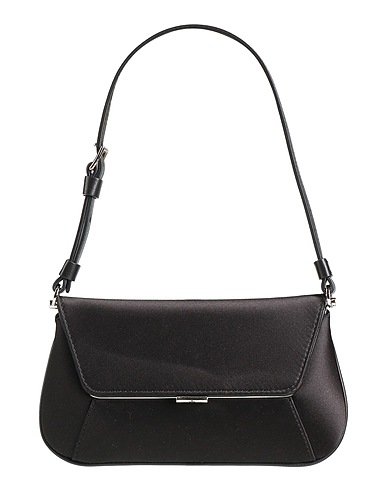 AMINA MUADDI Borsa a mano Nero Fibre tessili