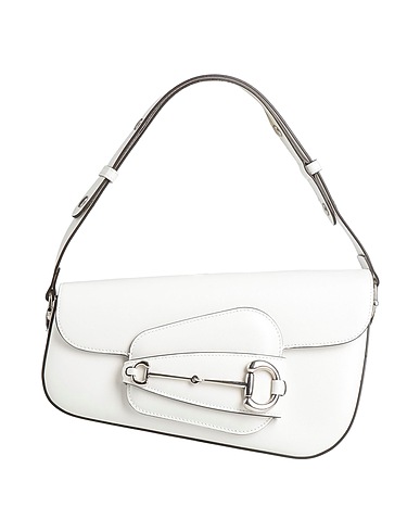 GUCCI Handbag White Leather