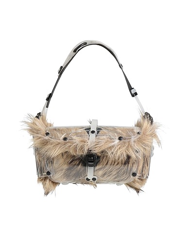 INNERRAUM Borsa a mano Beige 100% Poliuretano, Poliestere, Acrilico