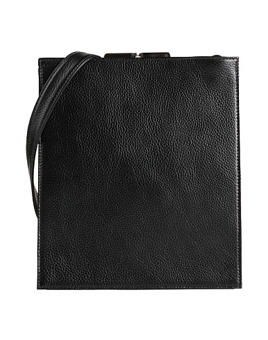 YOHJI YAMAMOTO POUR HOMME Across-body bag Black Textile fibres