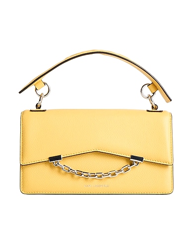 KARL LAGERFELD Handbag SENAPE 100% Cow leather