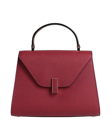 VALEXTRA Handbag Burgundy 100% Calfskin
