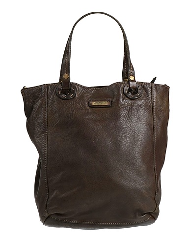 CATERINA LUCCHI Handbag GOLD Dark green 100% Calfskin