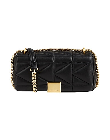KARL LAGERFELD Sac bandoulière Noir 65% Cuir de brebis, 20% Polyester, 15% Polyuréa