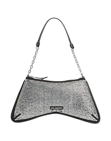 KARL LAGERFELD Borsa a mano Nero 40% Vetro, 20% Nylon, 20% Resina, 20% Poliuretano